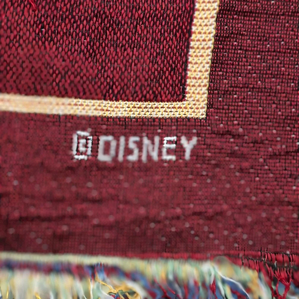 Disney Magic Kingdom DWorld MICKEY MOUSE Knit Blanket Size 54”X45”